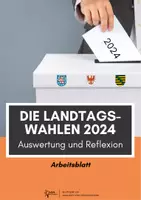 Vorschau - Arbeitsblätter - Wahlen ⎮ Landtagswahlen 2024 - Auswertung und Reflexion - Deckblatt