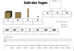 Vorschau - Arbeitsblätter - Zahl des Tages ZR 1.000.000 - Kl.4 - Seite 3