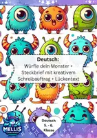 Vorschau - Arbeitsblätter - Würfelgeschichte Klasse 5/6: Monster würfeln - Deckblatt
