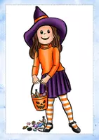 Vorschau - Arbeitsblätter - Lesespurgeschichte Halloween Englisch - Seite 3
