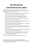 anteprima - Esercizi - GEOGRAFIA: DETTATO GRAFICO: LEO & TARTA - Pagina 1