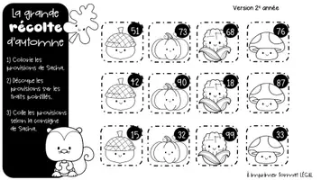 Aperçu - Feuilles d'exercices - La grande récolte d'automne CE1 mathématiques - Page 2