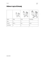 Vorschau - Stundenentwürfe - Logical zum Thema Hühner mit zwei versch. Niveaus, 1.-3. Kl - Seite 3