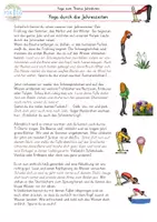 Vorschau - Bildkarten - Yoga Geschichte zu den vier Jahreszeiten - Seite 1