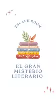 Vista previa - Juegos / Gamificación - Escape room: El Gran Misterio Literario - Portada