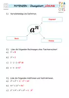 Vorschau - Arbeitsblätter - Potenzen_Uebungsblatt - Seite 2