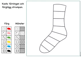 förhandsvisning - Tärningsspel – Rocka sockorna 🧦 - sida 1