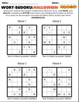 Vorschau - Spiele - Halloween: Logikrätsel und Wort-Sudoku Aktivitäten - Seite 2