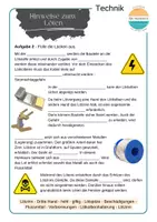 Vorschau - Arbeitsblätter - Technik - Arbeitsblatt zum Löten: Aufbau Lötkolben, Hinweise - Seite 2