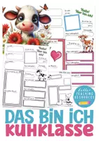 Vorschau - Arbeitsblätter - Kuhklasse sich vorstellen Arbeitsblätter Klassentier Kuh - Deckblatt