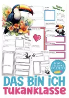 Vorschau - Arbeitsblätter - Tukanklasse sich vorstellen Arbeitsblätter Klassentier Tukan - Deckblatt