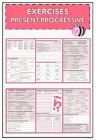 Vorschau - Arbeitsblätter - Present Progressive Excersises - Deckblatt