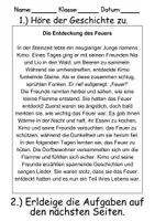 Vorschau - Arbeitsblätter - Steinzeit Leseverstehen und Wortschatz - DaZ/DaF, Deutsch, Sachunterricht - Seite 2