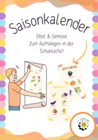 Vorschau - Poster - Saisonkalender Obst & Gemüse - Deckblatt