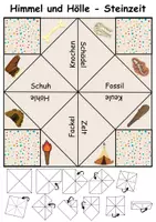 Vorschau - Arbeitsblätter - Himmel und Hölle Steinzeit - DaZ/DaF, Deutsch (flaten/basteln) - Seite 3