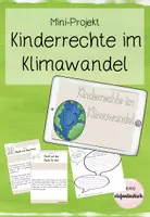 Vorschau - Stundenentwürfe - Kinderrechte im Klimawandel - Mini-Projekt - Deckblatt