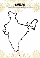 Vorschau - Arbeitsblätter - India Travel Booklet - Seite 1