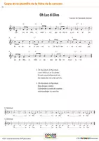 Vista previa - Unidades / Secuencias / Situaciones de Aprendizaje - Oh Luz de Dios - Paquete de materiales - Creación de música en clase - página 3