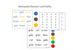 Vorschau - Arbeitsblätter - D/M: BrainGym Aufmerksamkeit - Wachsendes Sparpaket - Deckblatt