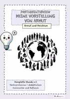Vorschau - Arbeitsblätter - Partnerinterview - meine Perspektive auf Armut - Deckblatt