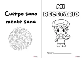 Vista previa - Hojas de trabajo - Mi primer recetario - página 2