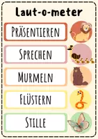 Vorschau - Poster - Laut-o-Meter - Lautstärkeregler Tiere - Visualisierung Lautstärke - Seite 2