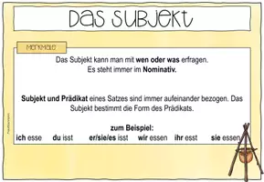Vorschau - Poster - SATZGLIEDER - Tafelmaterial - Seite 3