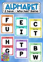 Vista previa - Juegos / Gamificación - Juego del alfabeto - ABC I have who has game - Portada