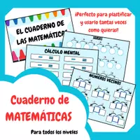 Vista previa - Refuerzo / NEE / Materiales de apoyo - Cuaderno de MATEMÁTICAS - Portada