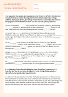 Vorschau - Test - Wortarten: 2 Klassenarbeiten + Erwartungshorizont - Seite 1