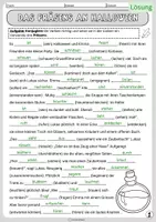 Vorschau - Arbeitsblätter - Halloween - Alle Zeitformen üben und wiederholen (Arbeitsblätter und Lösungen zu: Präsens, Präteritum, Perfekt, Plusquamperfekt, Futur 1, Futur 2) - Seite 2