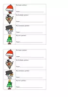 Vorschau - Mal- und Bastelvorlagen - Christmas dating cards Uhrzeitpartner - Seite 3