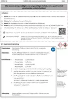 Vorschau - Arbeitsblätter - Qualitativer Nachweis von ungesättigten Fettsäuren - Deckblatt