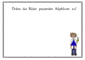 Vorschau - Präsentationen/Tafelbilder - Wortartenmärchen Klettmappe: Adjektive - Seite 2