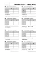 Vorschau - Arbeitsblätter - Terme: Summen multiplizieren (Klammern auflösen) - Seite 1