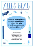 Vorschau - Arbeitsblätter - Alles Blau - Sachensammler - Deckblatt