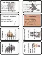 Vista previa - Refuerzo / NEE / Materiales de apoyo - Trabalenguas para practicar la pronunciación y la lectura - página 1