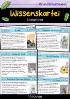 Vorschau - Bildkarten - Wissenskartei Lissabon – Hauptstadt von Portugal (Europa) - Deckblatt