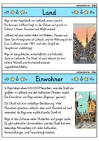 Vorschau - Bildkarten - Wissenskartei Riga – Hauptstadt von Lettland (Europa) - Seite 1