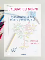 anteprima - Esercizi - L'albero dei Nonni, la mia famiglia - Pagina di copertina