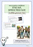 Vorschau - Spiele - Anti-Mobbing Projekt - Rollenspiele "Steh auf - sprich dich aus!" - Deckblatt