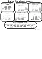 förhandsvisning - Irregular Plural Nouns Task Cards - sida 2