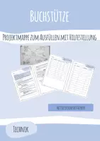 Vorschau - Arbeitsblätter - Werkstück Buchstütze - Fingerzinkung - Leittext - Projekt - Deckblatt