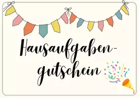 Vorschau - Bildkarten - Hausaufgabengutscheine - Geburtstag - Feier - Seite 1