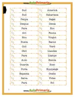 Vista previa - Tarjetas / Manipulativos - Paraules Compostes amb Targetes de vocabulari - página 3