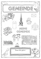 Vorschau - Unterrichtsreihen - Gemeinde / Bürgermeister - Selbstlernheft/Stationen - Seite 1