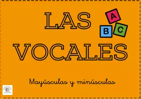 Vista previa - Juegos / Gamificación - CUADERNO : APRENDEMOS LAS VOCALES - Portada
