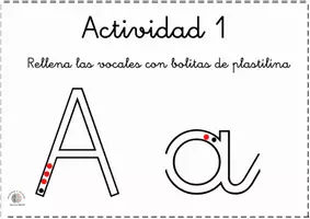 Vista previa - Juegos / Gamificación - CUADERNO : APRENDEMOS LAS VOCALES - página 1