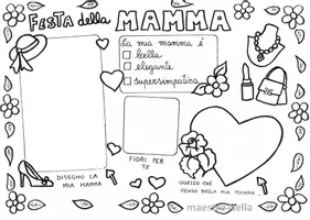 anteprima - Materiale per pittura e bricolage - festa della mamma - tovaglietta plastificata - Pagina 1