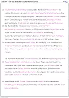 Vorschau - Arbeitsblätter - Bundesländer Lesetext – Fehler finden & Leseverstehen trainieren (Deutsch & Sachunterricht Klasse 3/4) - differenziert - Seite 2